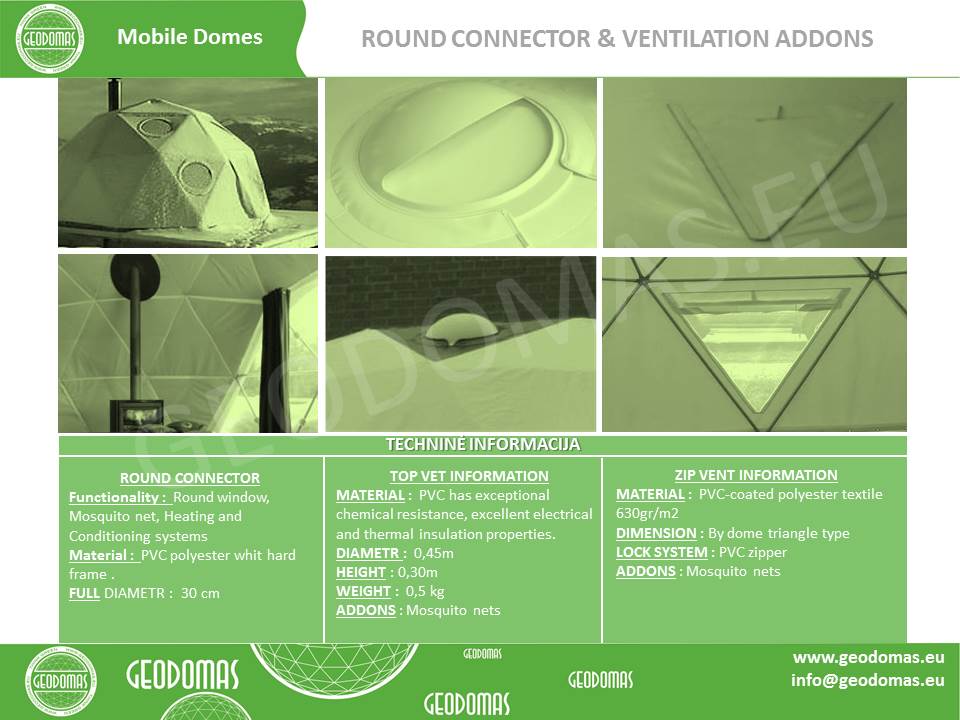 Ø4-Ø8 Glamping Domes for Temporary Camp Facilities