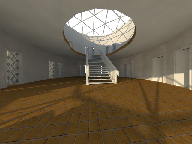 Laikinų konstrukcijų mobilus motelis | 26 kambarių Kupolas 300m² Ø16m