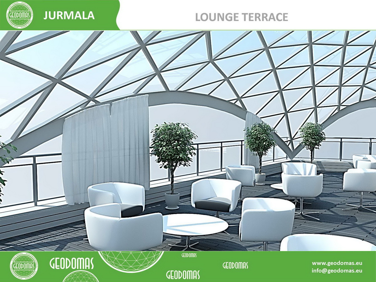 Geodesic Dome Cover Construction For Roof Terrace