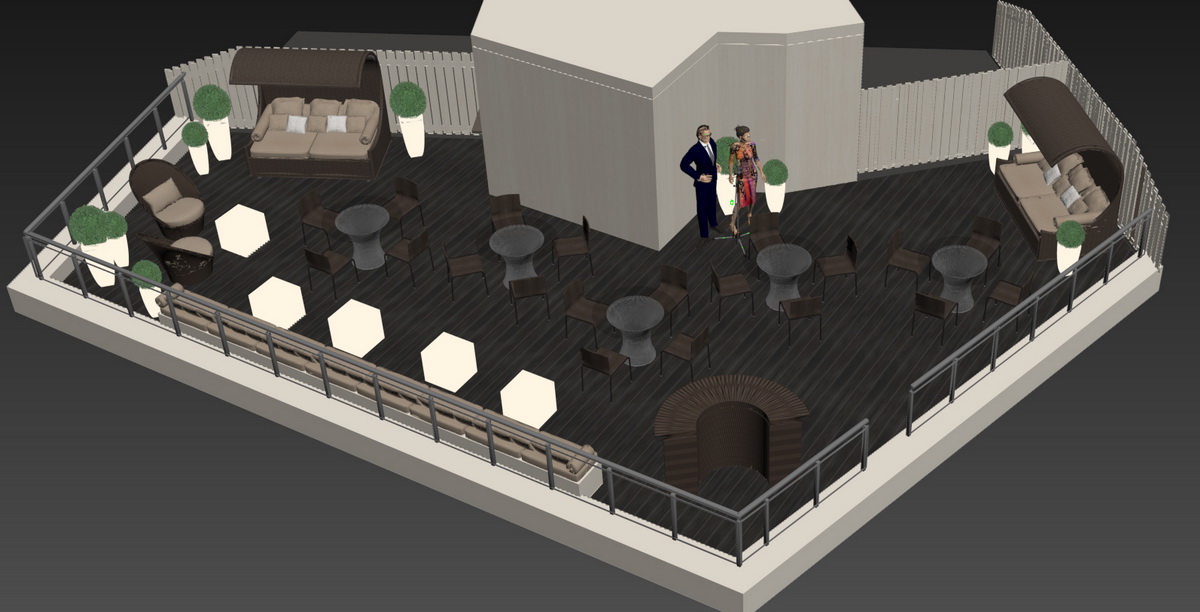 Geodesic Dome Cover Construction For Roof Terrace