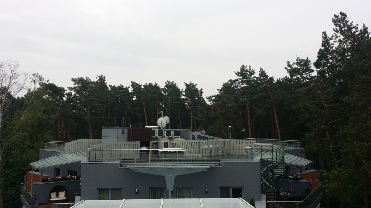 Geodesic Dome Cover Construction For Roof Terrace