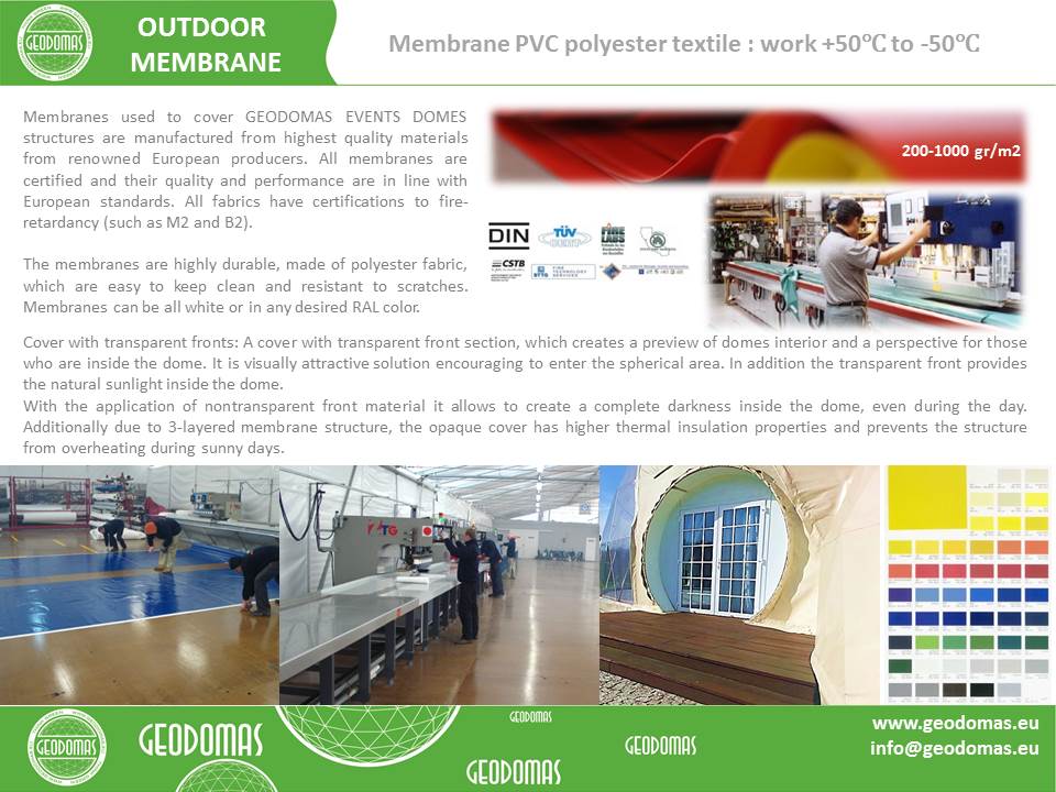 Ø4-Ø8 Glamping Domes for Temporary Camp Facilities