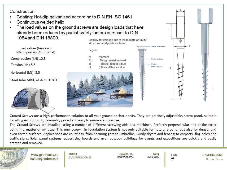 50m² Glamping Work Studio Ø8m | Vilnius, Lithuania