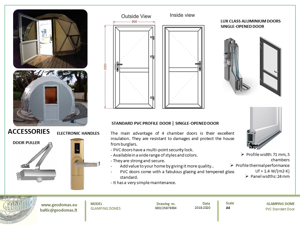 50m² Glamping Work Studio Ø8m | Vilnius, Lithuania