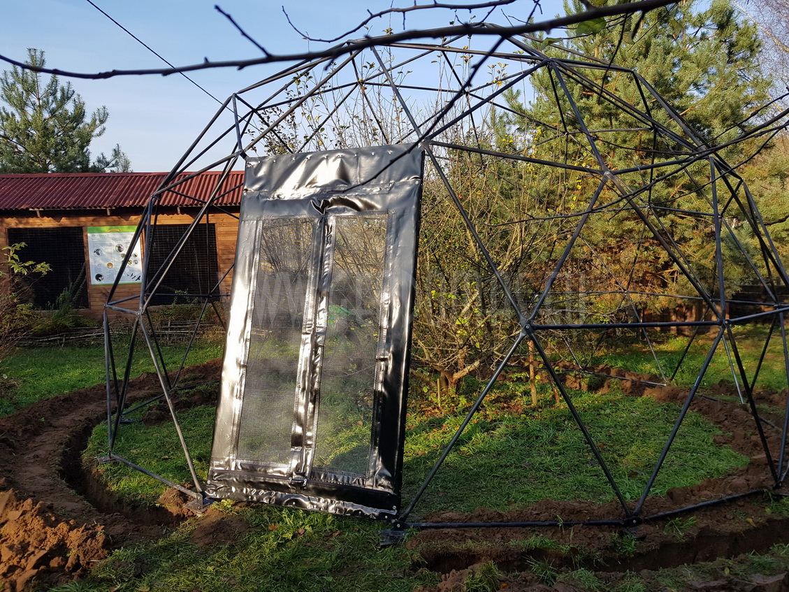 Ø6-Ø7-Ø30m Kupolai Laukinių Paukščių Reabilitacijos Centrui | Bukvald, Lenkija