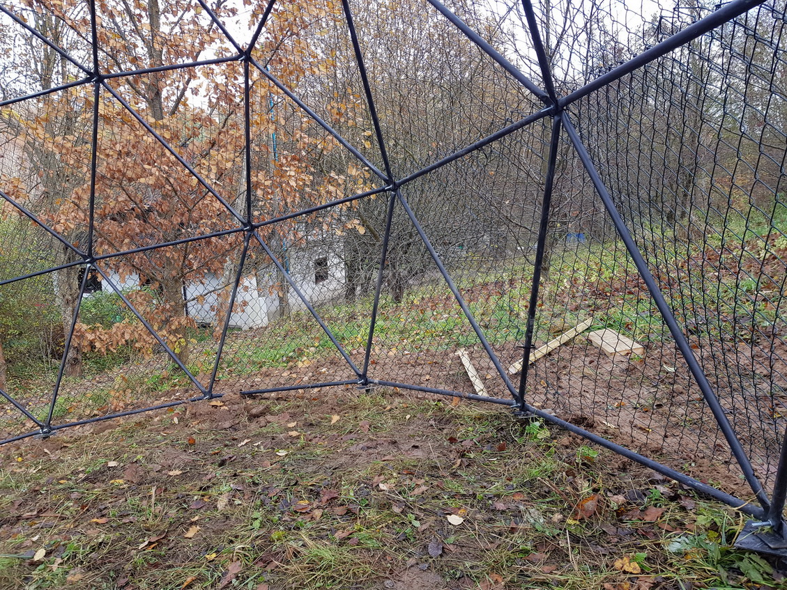 Ø6-Ø7-Ø30m Kupolai Laukinių Paukščių Reabilitacijos Centrui | Bukvald, Lenkija