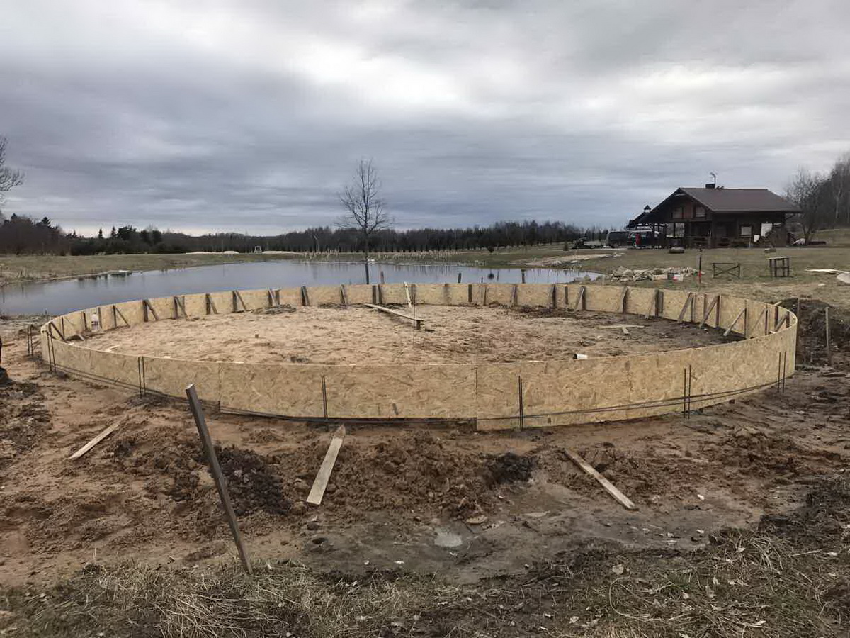153m2 Svečių Namas Su Pirtimi Kupolas Ø12m | Ūkio sodyba, Širvintų r.