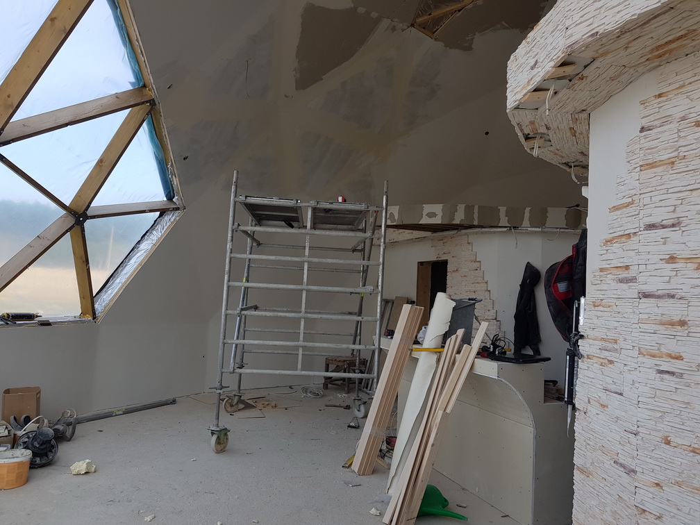 153m2 Svečių Namas Su Pirtimi Kupolas Ø12m | Ūkio sodyba, Širvintų r.
