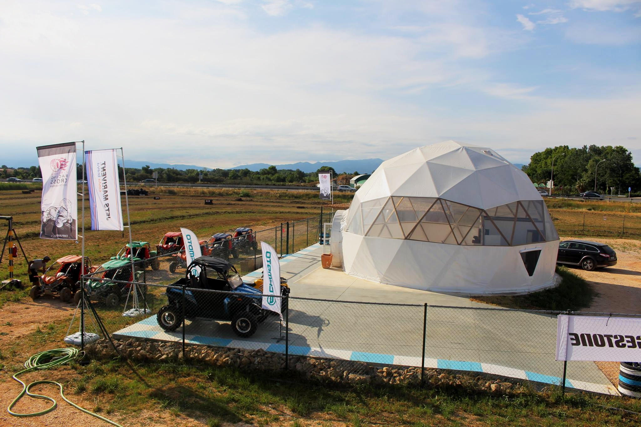 „Circuito Trasa Cross Costa Brava“ Ø8m ir 10m Kupolai | Girona, Ispanija