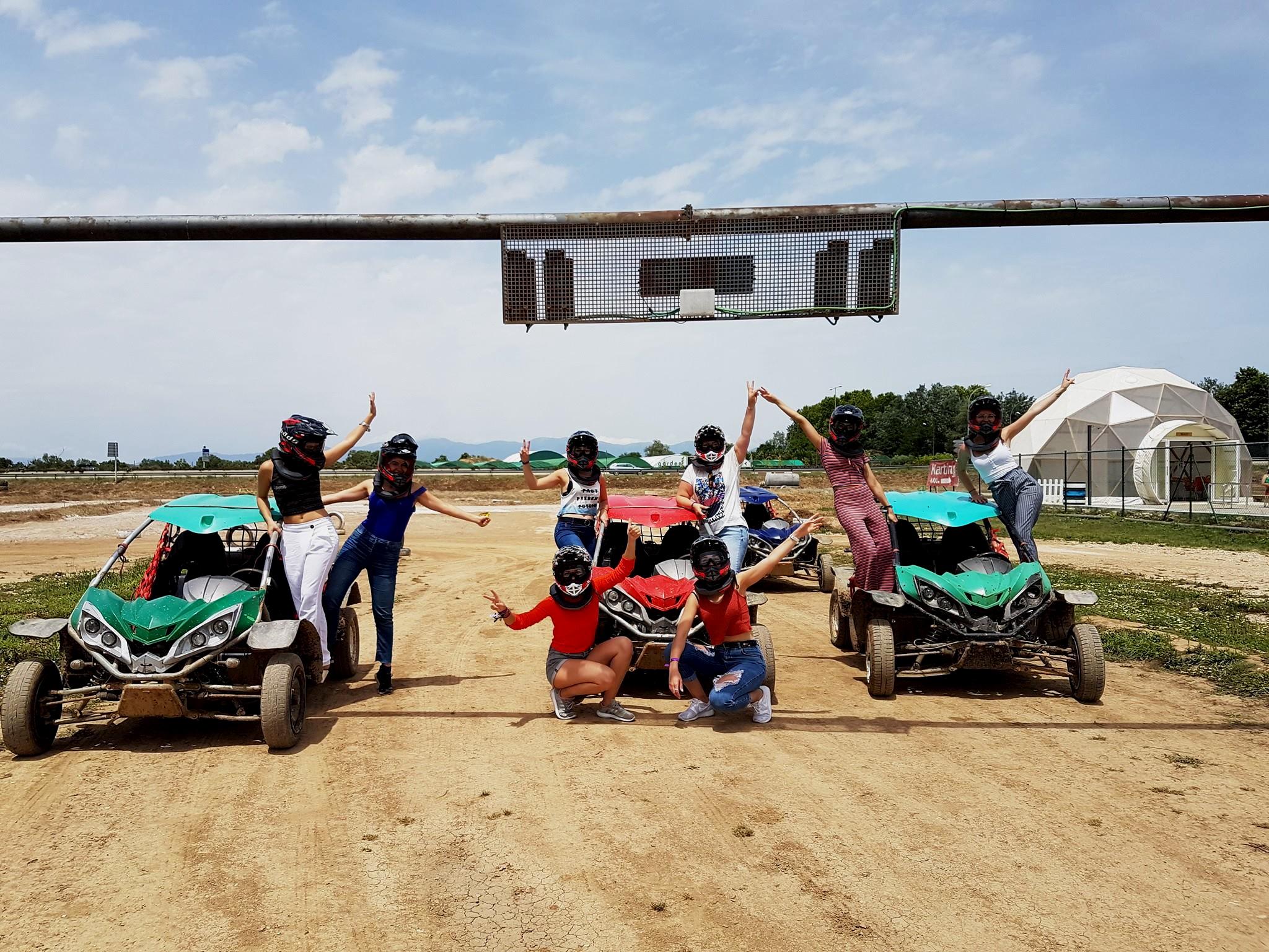 „Circuito Trasa Cross Costa Brava“ Ø8m ir 10m Kupolai | Girona, Ispanija