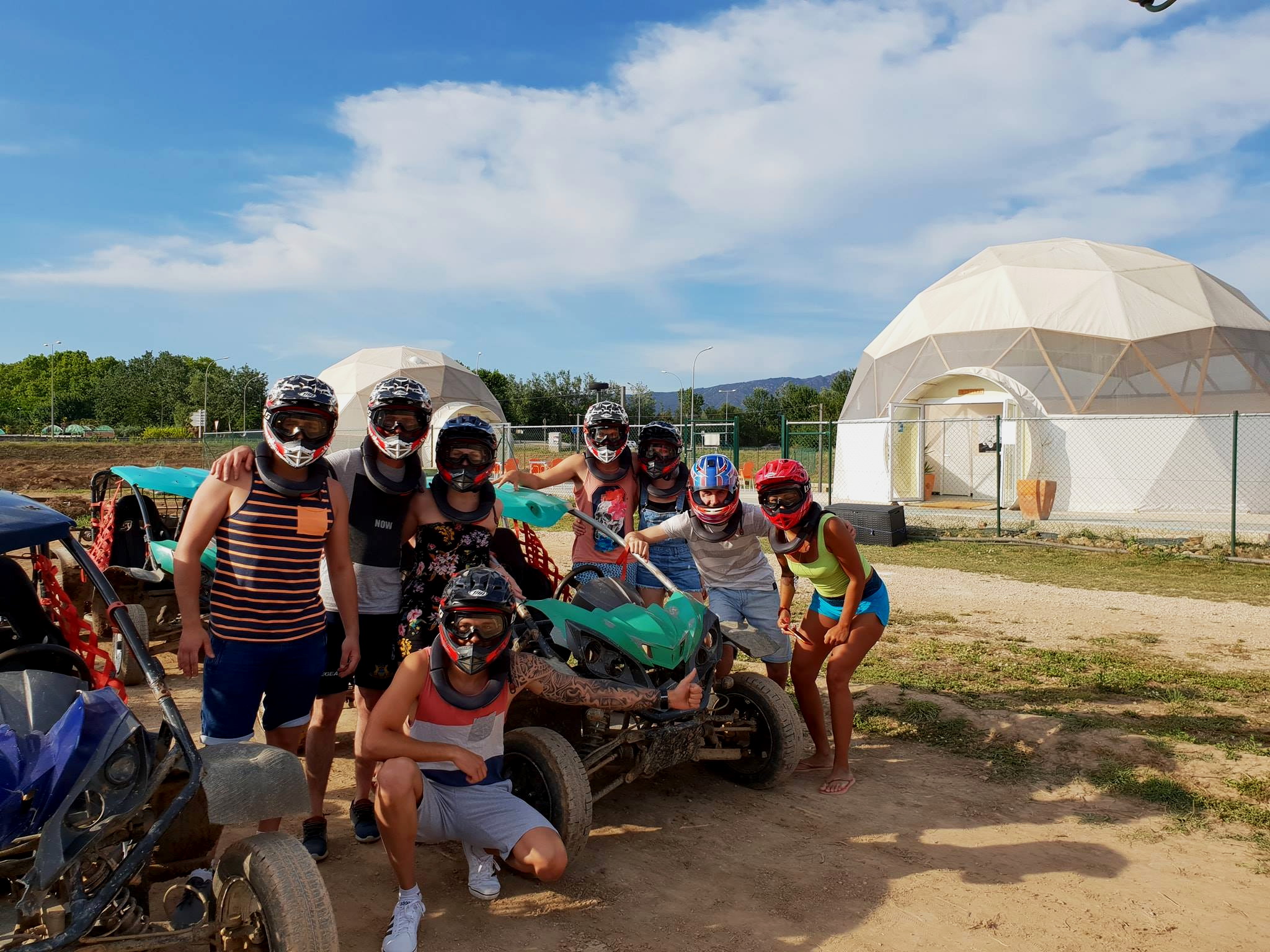 „Circuito Trasa Cross Costa Brava“ Ø8m ir 10m Kupolai | Girona, Ispanija