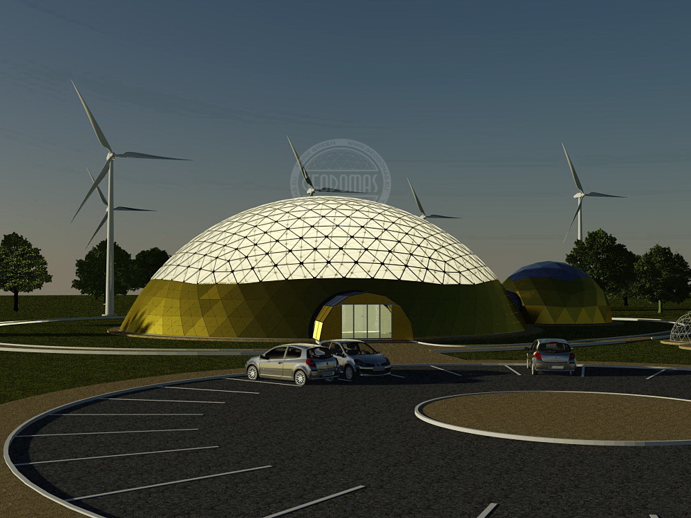 Geodesic Dome for Child Education Center 1200m2