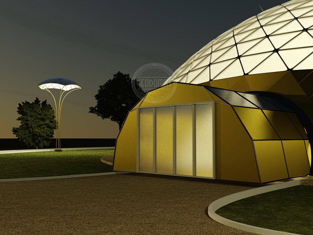 Geodesic Dome for Child Education Center 1200m2
