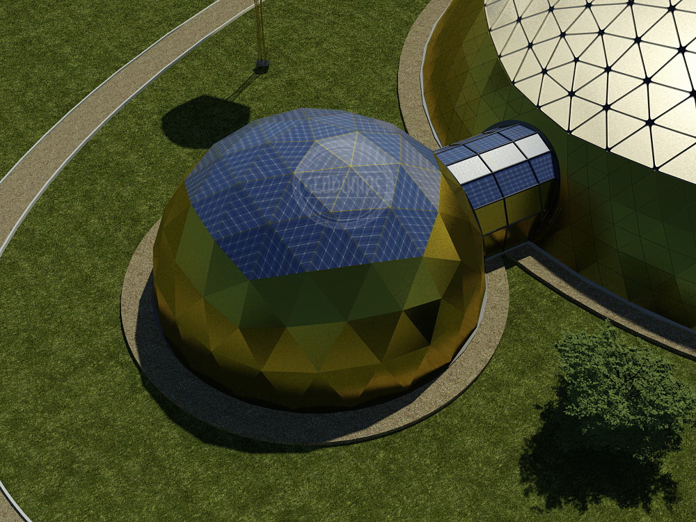Geodesic Dome for Child Education Center 1200m2