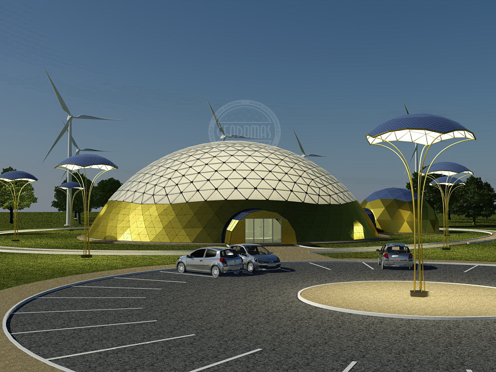 Geodesic Dome for Child Education Center 1200m2