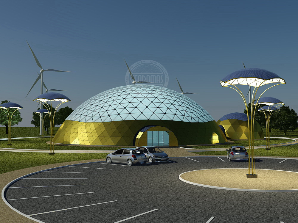 Geodesic Dome for Child Education Center 1200m2