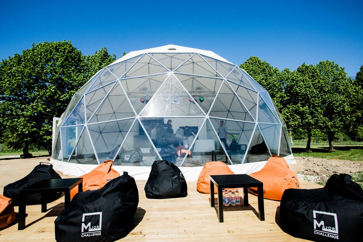 Ø11m F4 Dome 95m2 – Major Challenge Baggy Truck | Kaunas, Lithuania