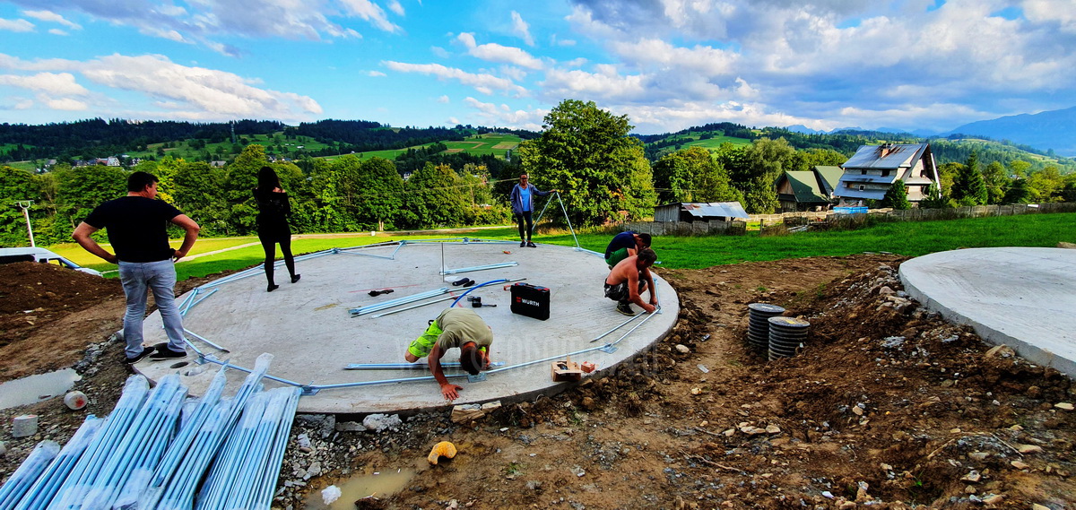 35m² x4set Glamp Royal Resort – Ø6,7m Domes | Zakopane, Poland