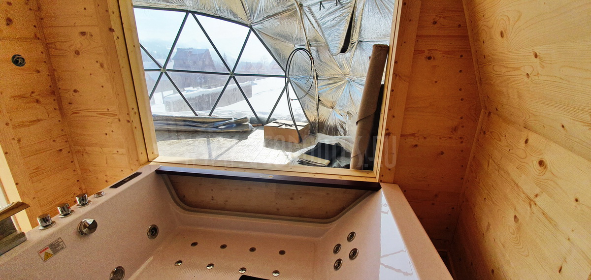 35m² x4set Glamp Royal Resort – Ø6,7m Domes | Zakopane, Poland