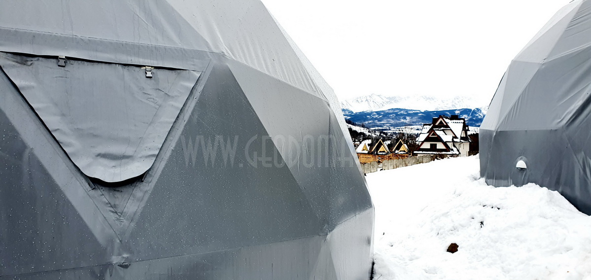 35m² Glamp Royal poilsiavietė Ø6,7m x 4kompl Kupolai | Zakopanė, Lenkija