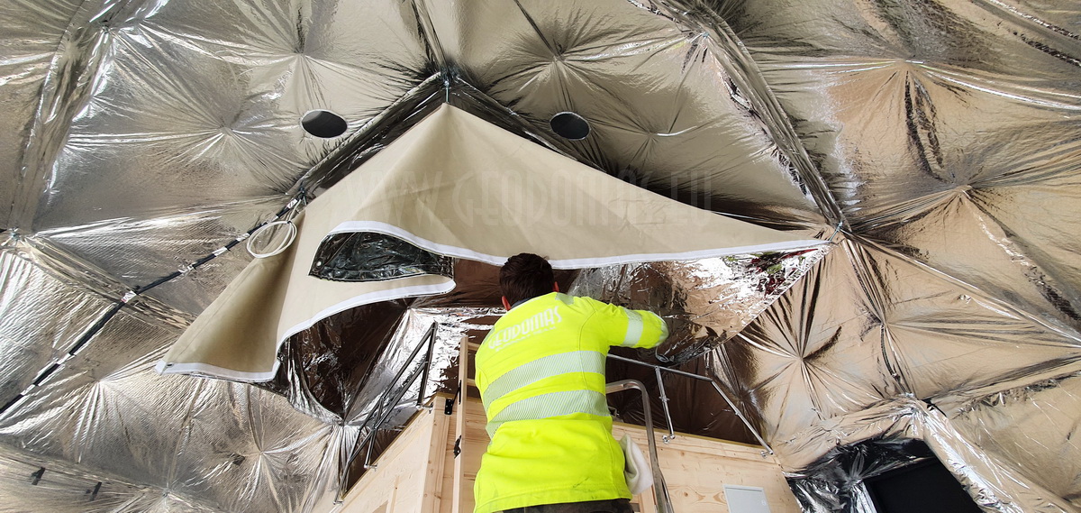 35m² x4set Glamp Royal Resort – Ø6,7m Domes | Zakopane, Poland