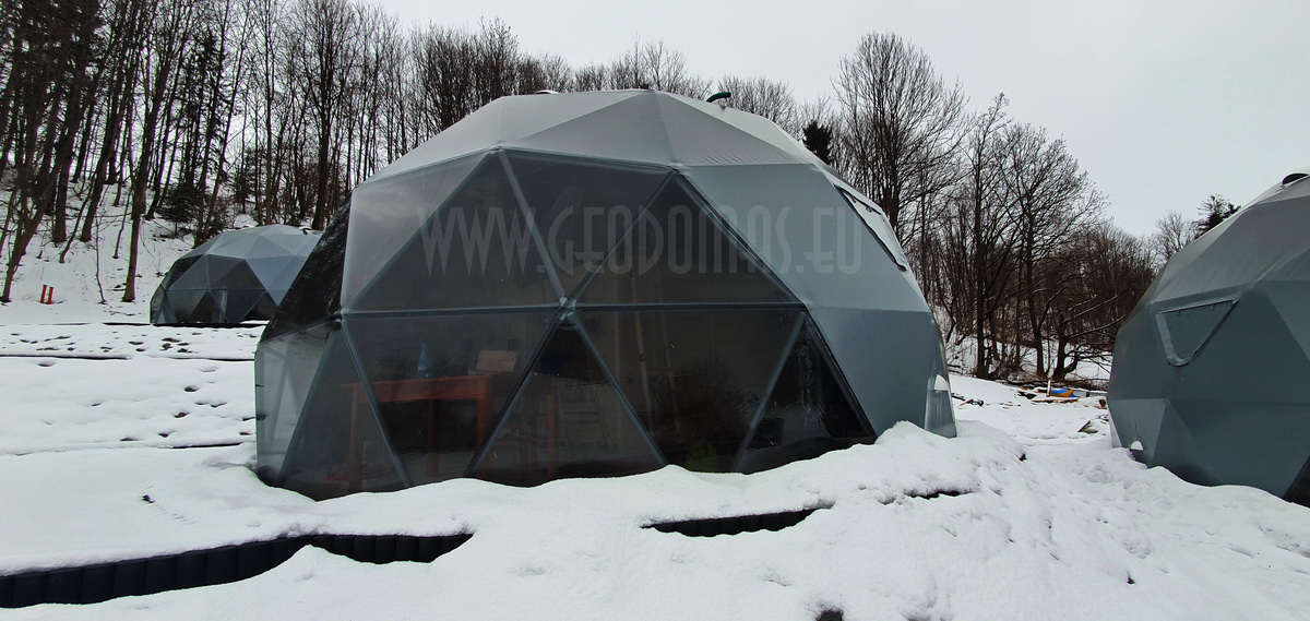 35m² x4set Glamp Royal Resort – Ø6,7m Domes | Zakopane, Poland