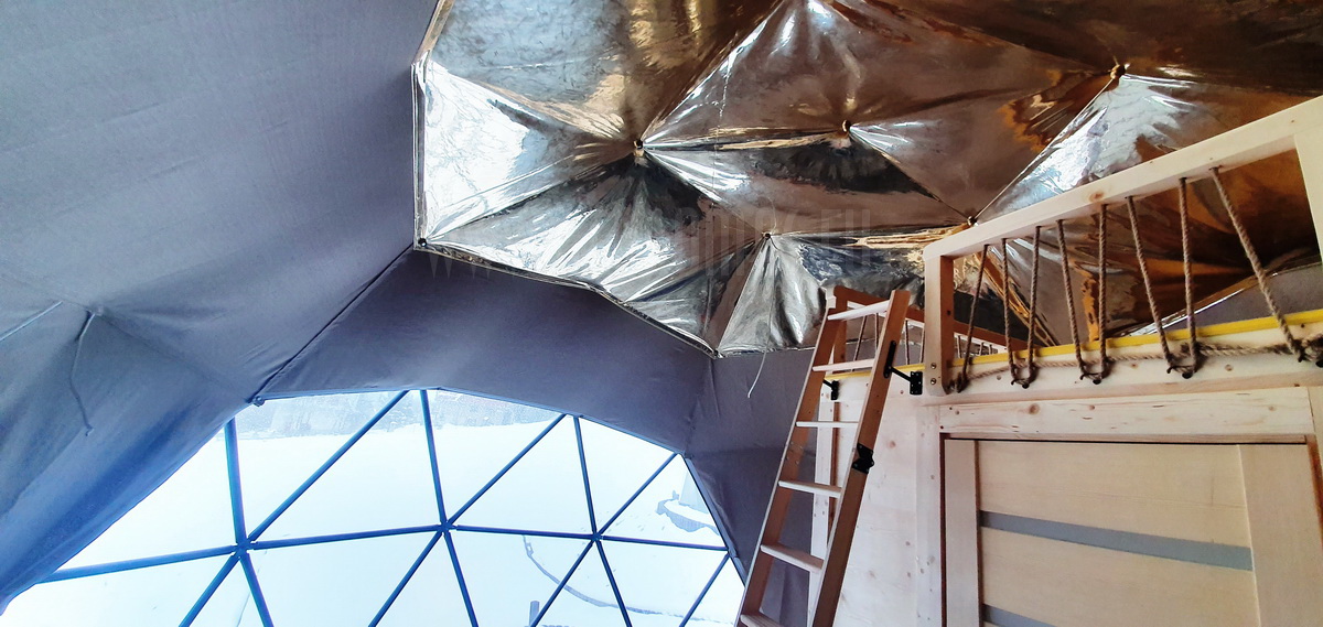 35m² x4set Glamp Royal Resort – Ø6,7m Domes | Zakopane, Poland