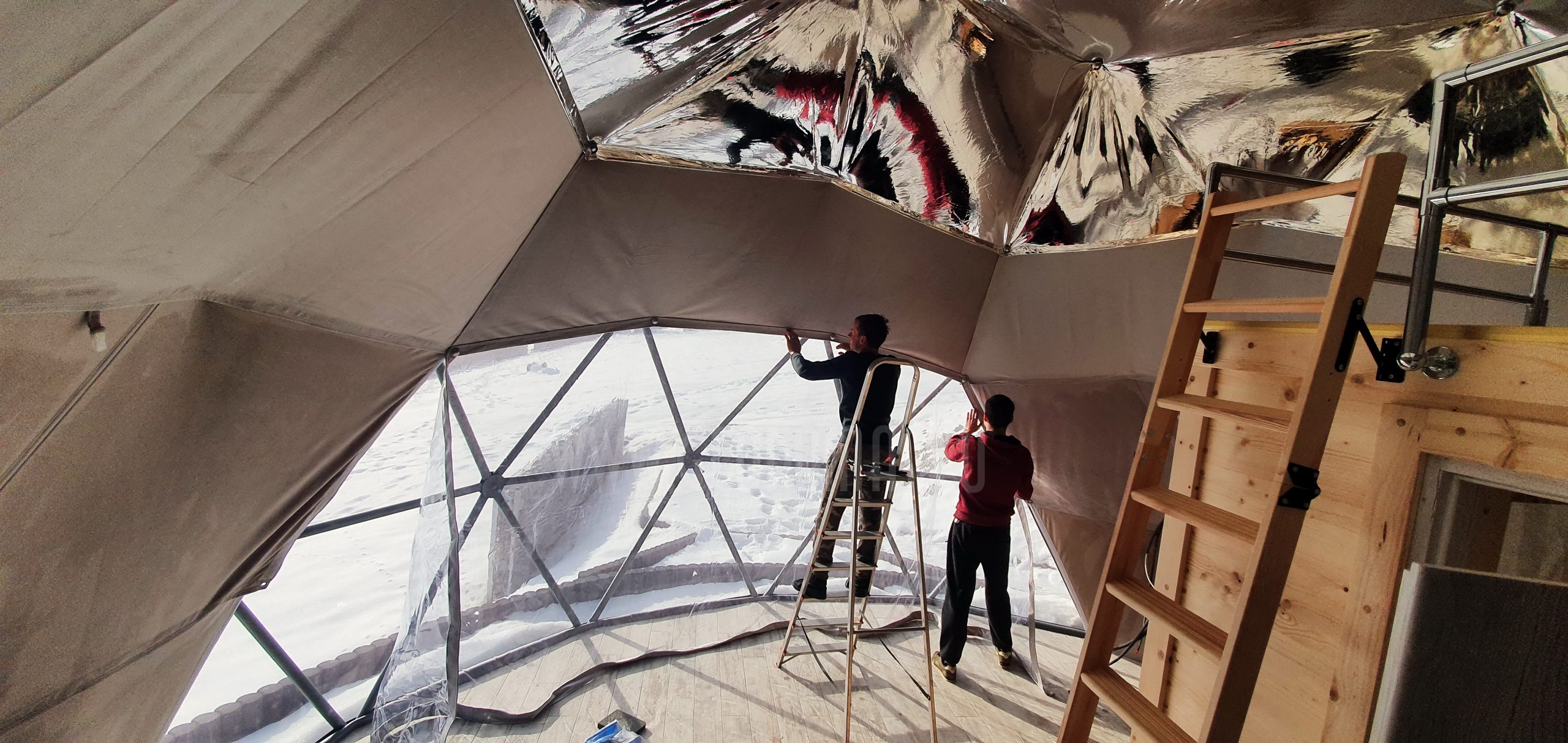 35m² x4set Glamp Royal Resort – Ø6,7m Domes | Zakopane, Poland