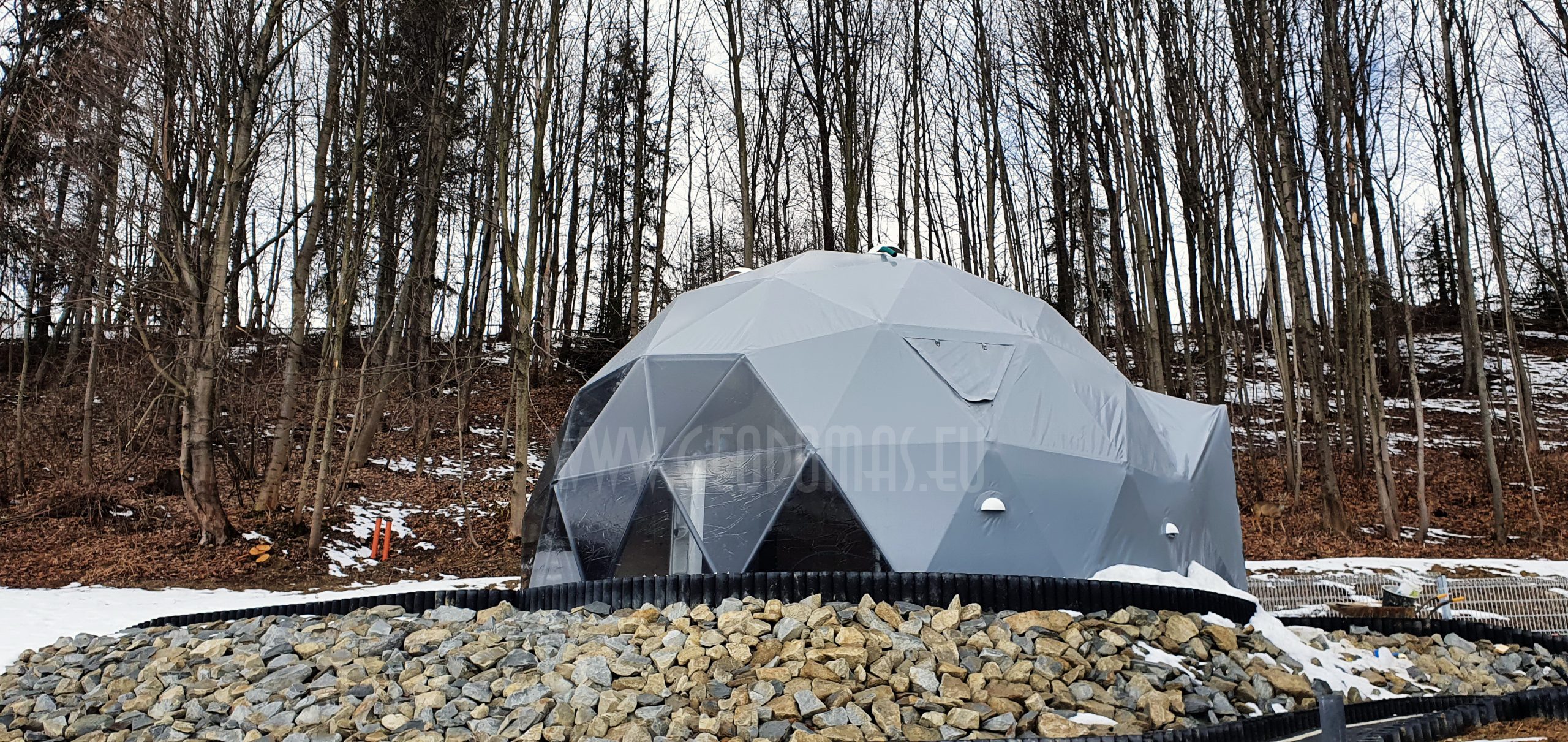 35m² x4set Glamp Royal Resort – Ø6,7m Domes | Zakopane, Poland