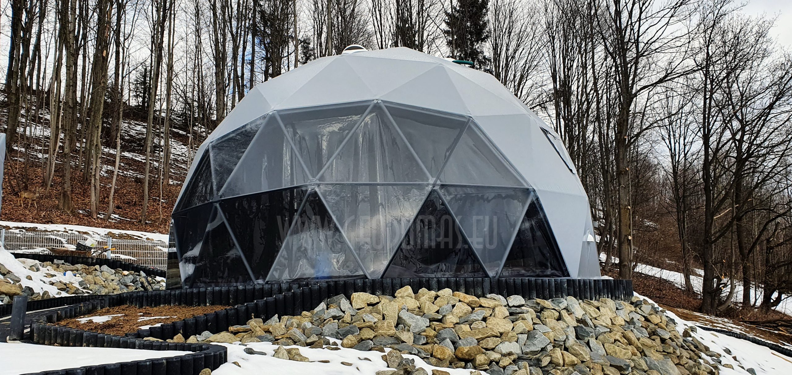 35m² x4set Glamp Royal Resort – Ø6,7m Domes | Zakopane, Poland