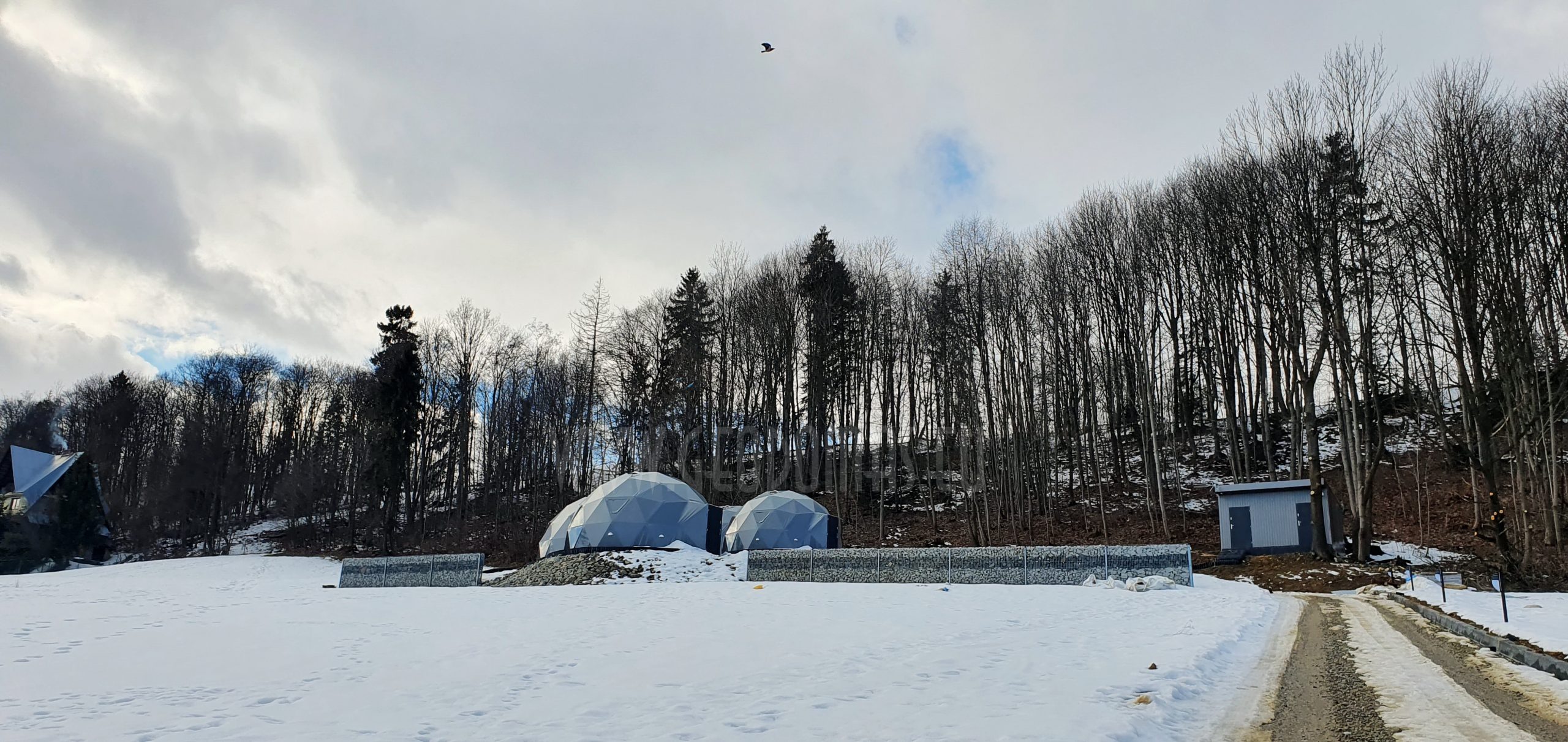 35m² x4set Glamp Royal Resort – Ø6,7m Domes | Zakopane, Poland