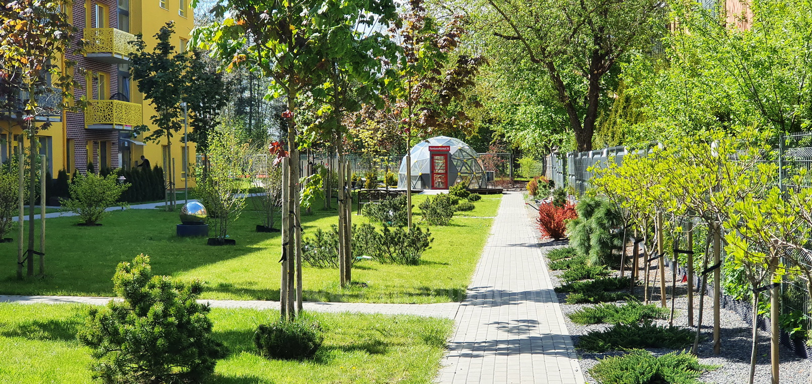 20m2 Lauko Pavesinė Ø5m Kupolas | Fontanų Namai, Vilnius