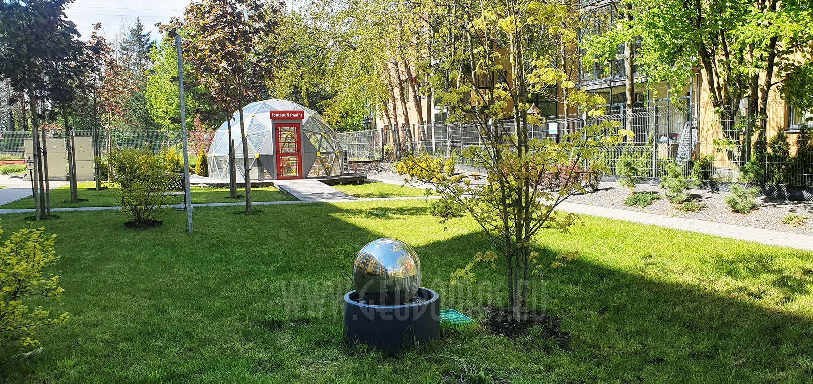 20m2 Lauko Pavesinė Ø5m Kupolas | Fontanų Namai, Vilnius