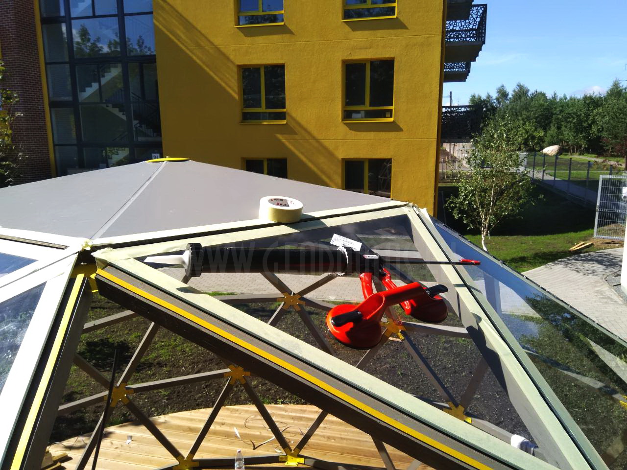 20m2 Lauko Pavesinė Ø5m Kupolas | Fontanų Namai, Vilnius