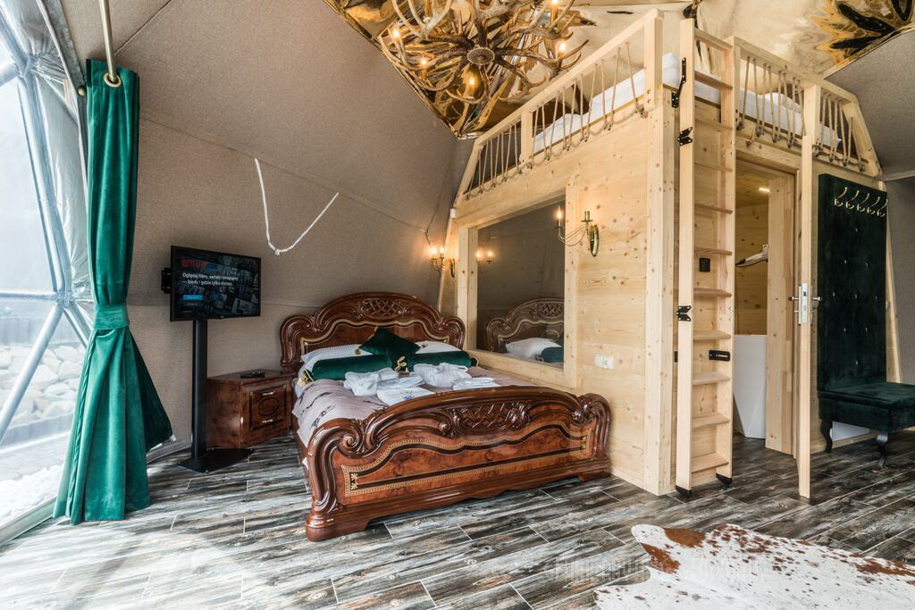 35m² x4set Glamp Royal Resort – Ø6,7m Domes | Zakopane, Poland