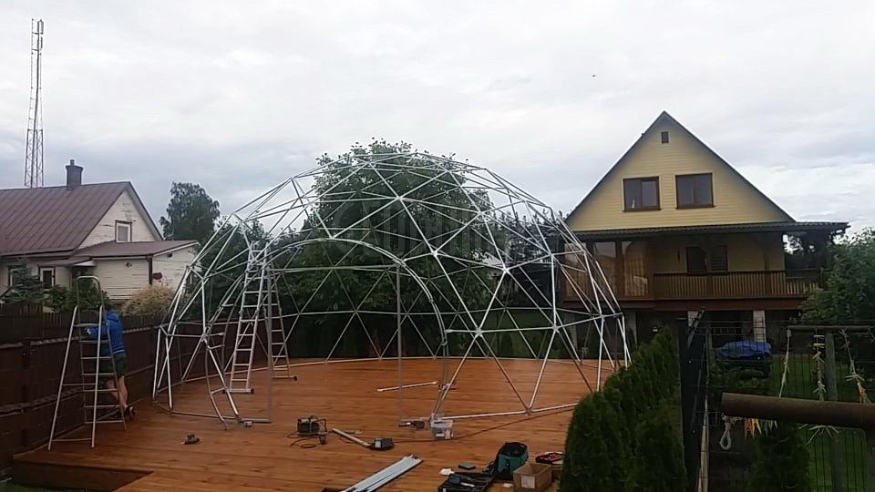 63m2 Kupolinė picerija Ø9m | Picų lobynas, Rūdiškės