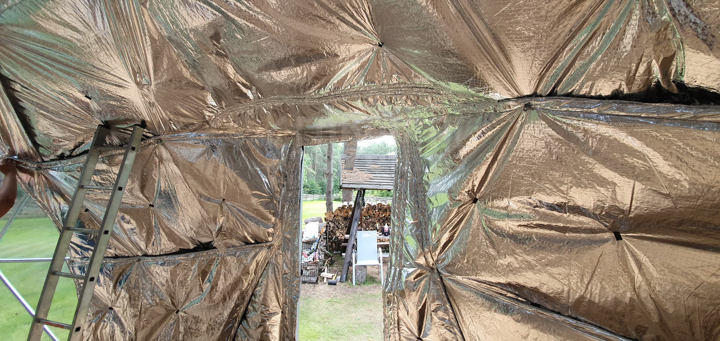 50m² Glamping Kupolas Ø8m | Rekreacinė zona