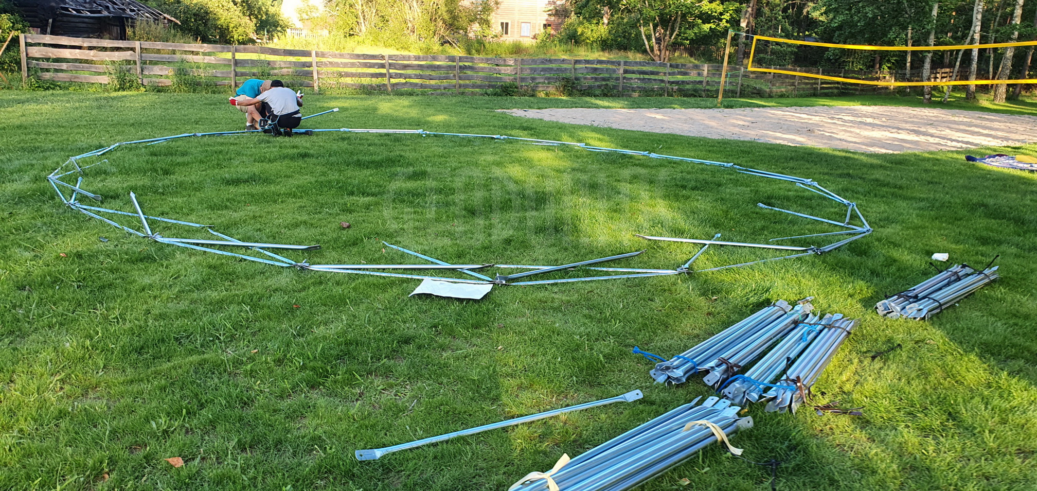 50m² Glamping Kupolas Ø8m | Rekreacinė zona