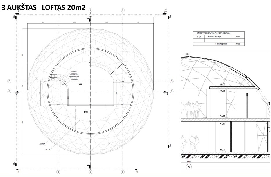460m² A+ Energijos Efektyvumo Biurų Pastatas Ø20m | Nuo Vizijos iki Statybos Projekto