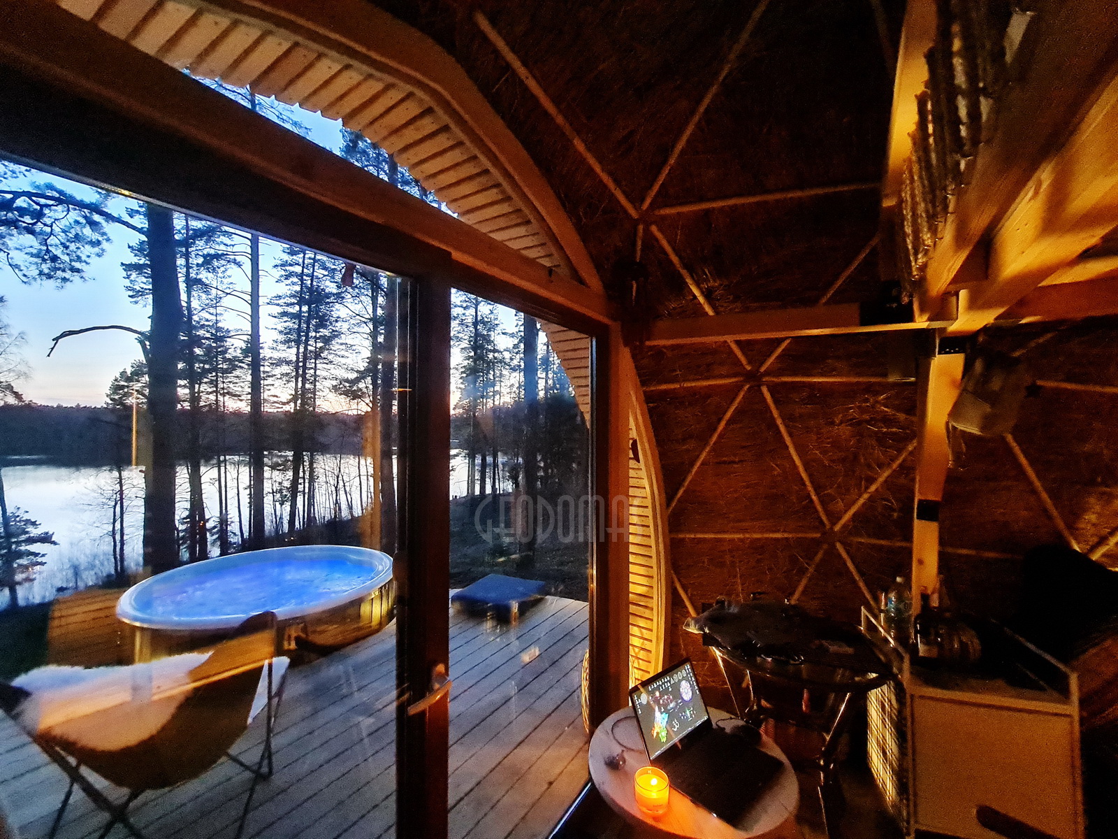 20m2 Glamping Kupolas Ø5m | Ekologinė bendruomenė, GLAMPINGLITHUANIA