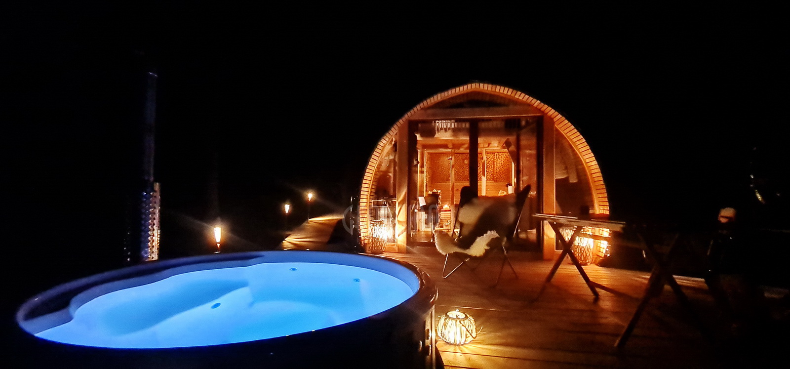 20m2 Glamping Kupolas Ø5m | Ekologinė bendruomenė, GLAMPINGLITHUANIA