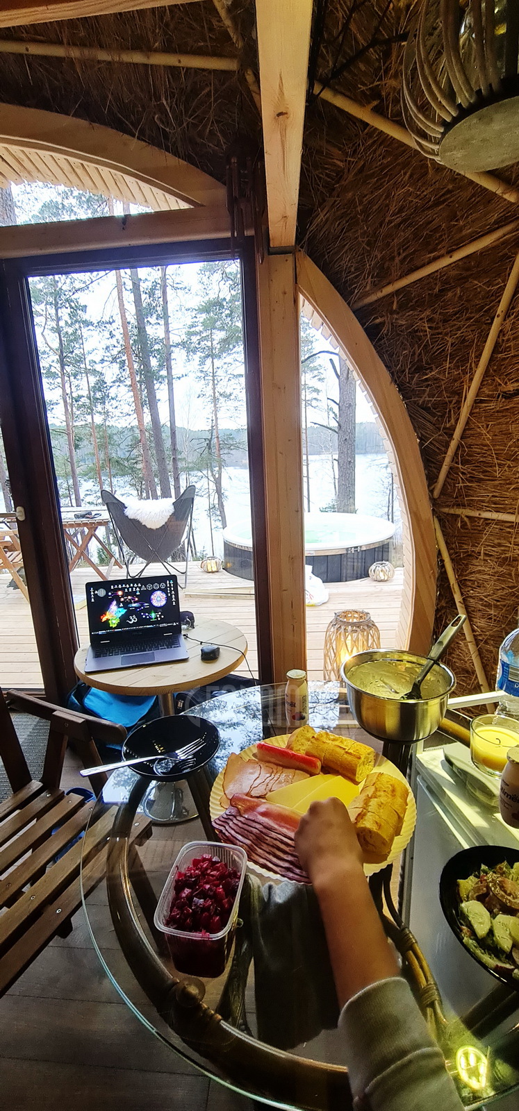 20m2 Glamping Kupolas Ø5m | Ekologinė bendruomenė, GLAMPINGLITHUANIA