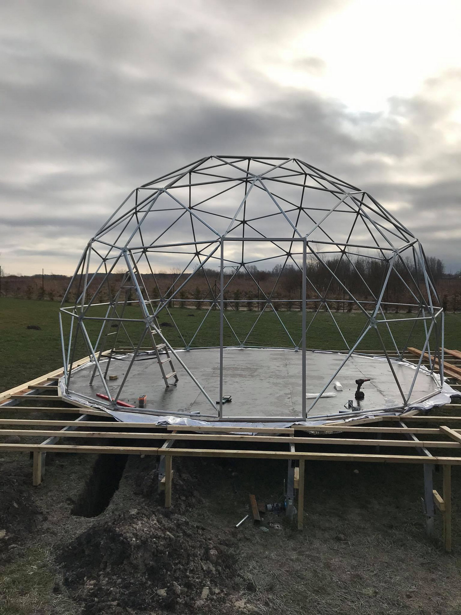 28m² Glamping Kupolas Ø6m | Viešbutis Asimarė