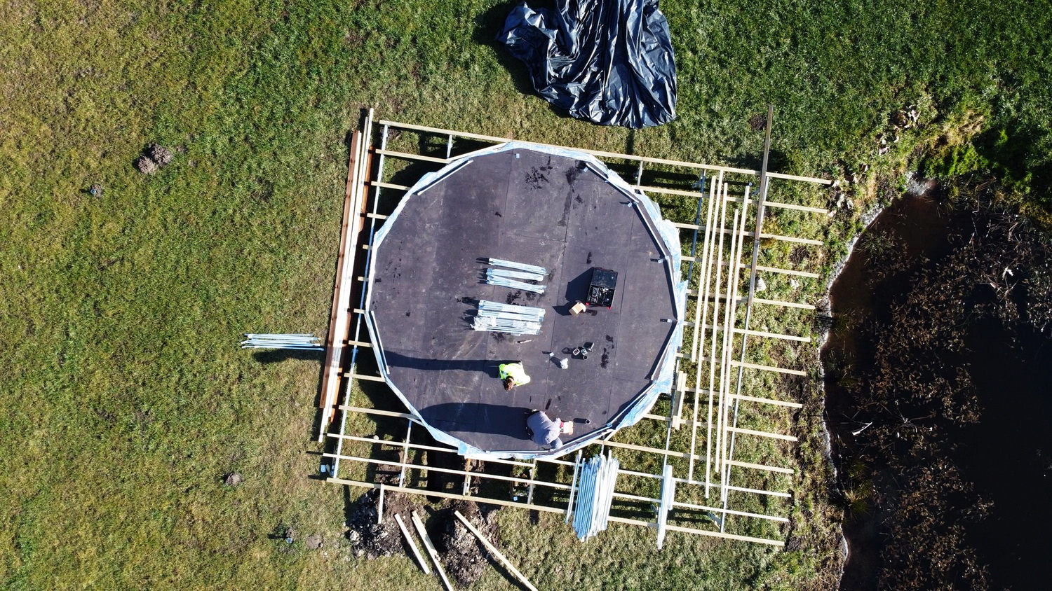28m² Glamping Kupolas Ø6m | Viešbutis Asimarė