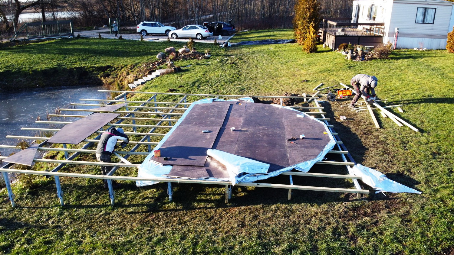 28m² Glamping Kupolas Ø6m | Viešbutis Asimarė