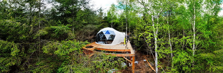 Ø6m 28m2 Ekologinių Technologijų Poilsiavietė „Domaine Ouréa“ | Prancūzija