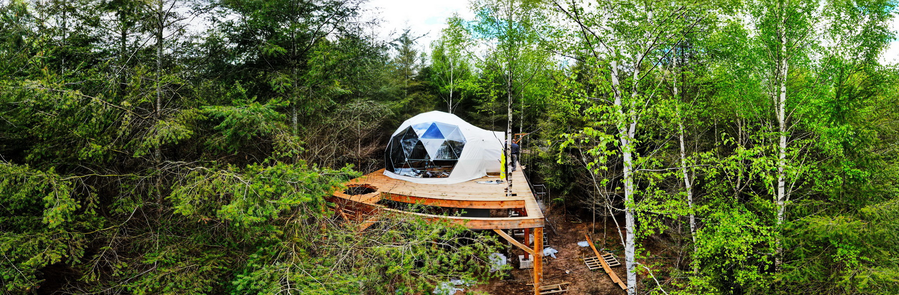 Ø6m 28m2 Ekologinių Technologijų Poilsiavietė „Domaine Ouréa“ | Prancūzija