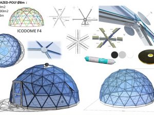 50m2 SINGLE ORGANIC Ø8m ICO F4 H4m