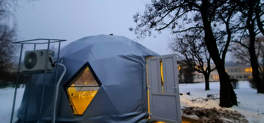 50m2 Mobile school Room Ø8m | Pagirių Primary School