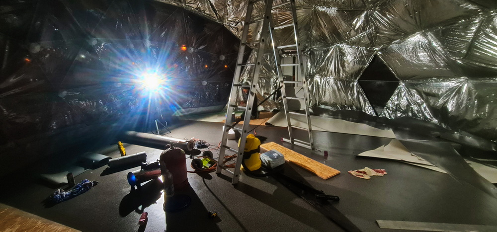 50m2 Mobile school Room Ø8m | Pagirių Primary School